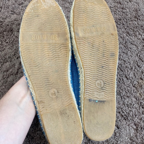 Soludos Jason Polan Denim Espadrille Hot Dog - Picture 4 of 6